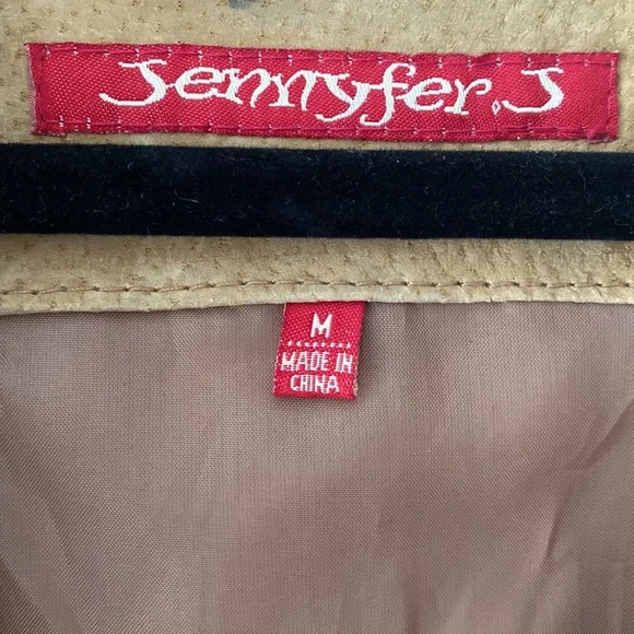 Leather Y2K vintage fringe coat - Picture 10 of 11